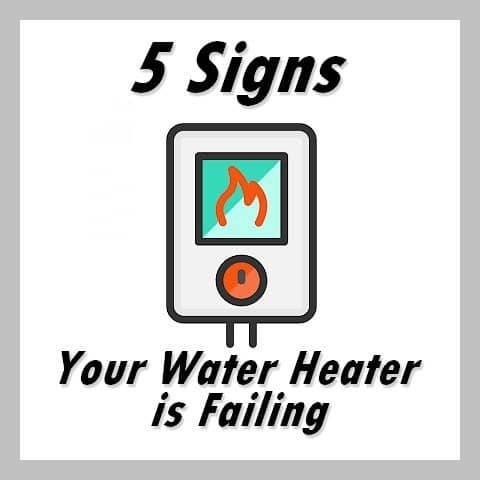 5 signs water heater failure
