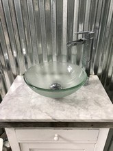 220. Vessel Sink Installation in an Industrial Look Bathroom