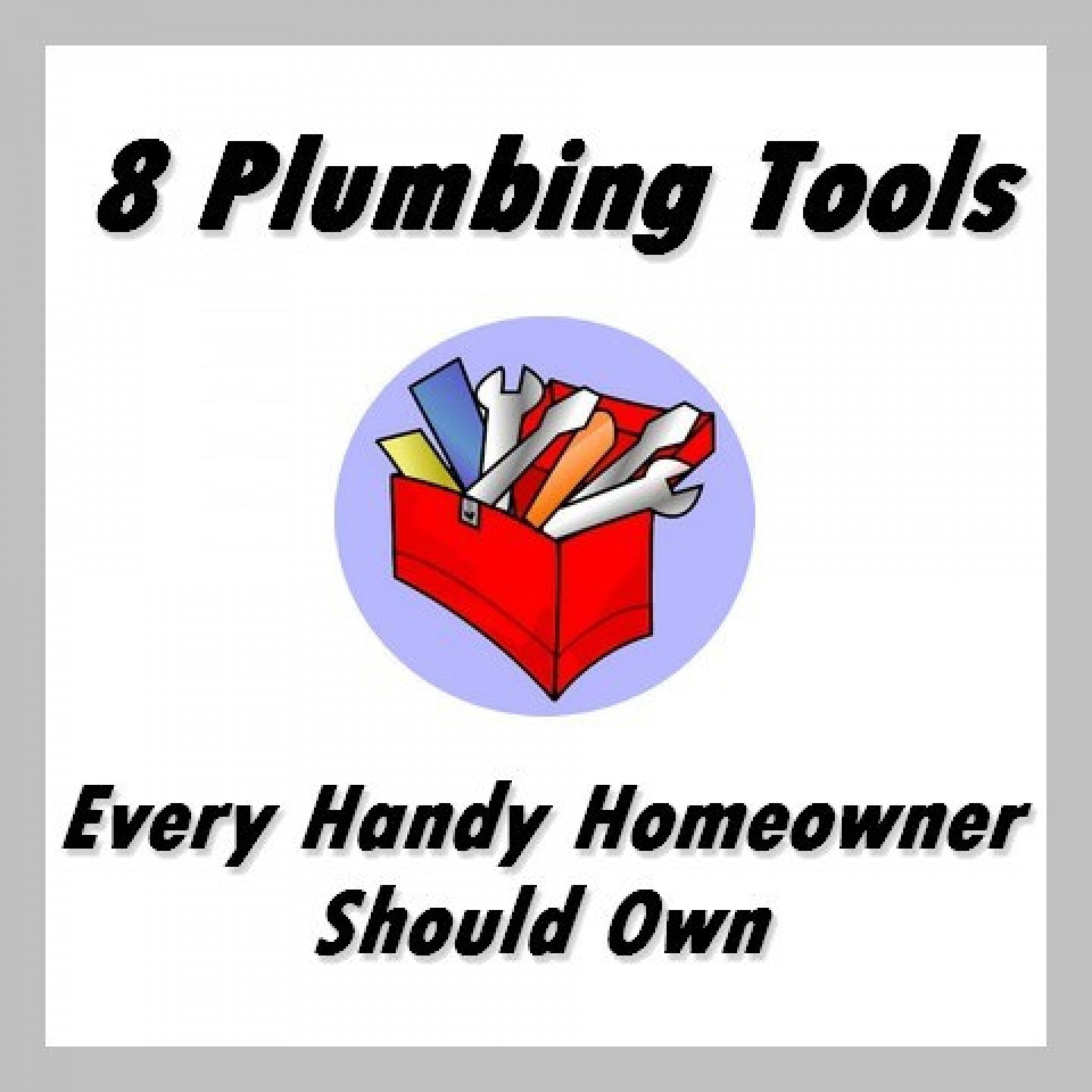 8 plumbing tools