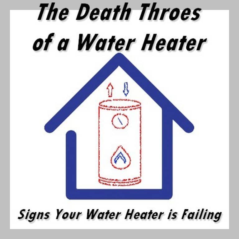 signs water heater is failing