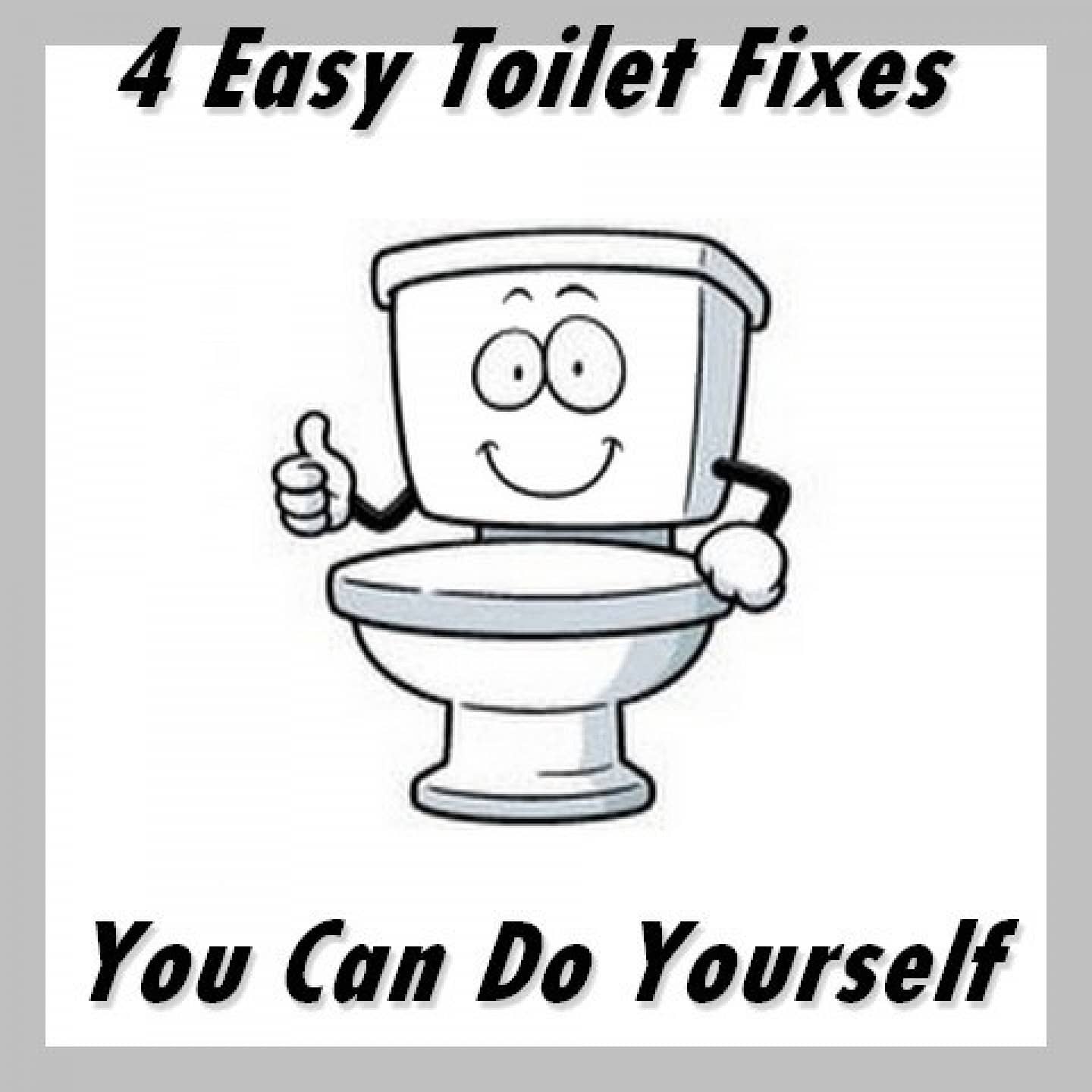 4 easy toilet repairs